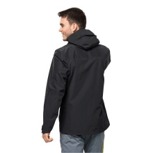 Jack Wolfskin Wanderjacke Peak (sehr wasserdicht, winddicht, PFC-frei) schwarz Herren